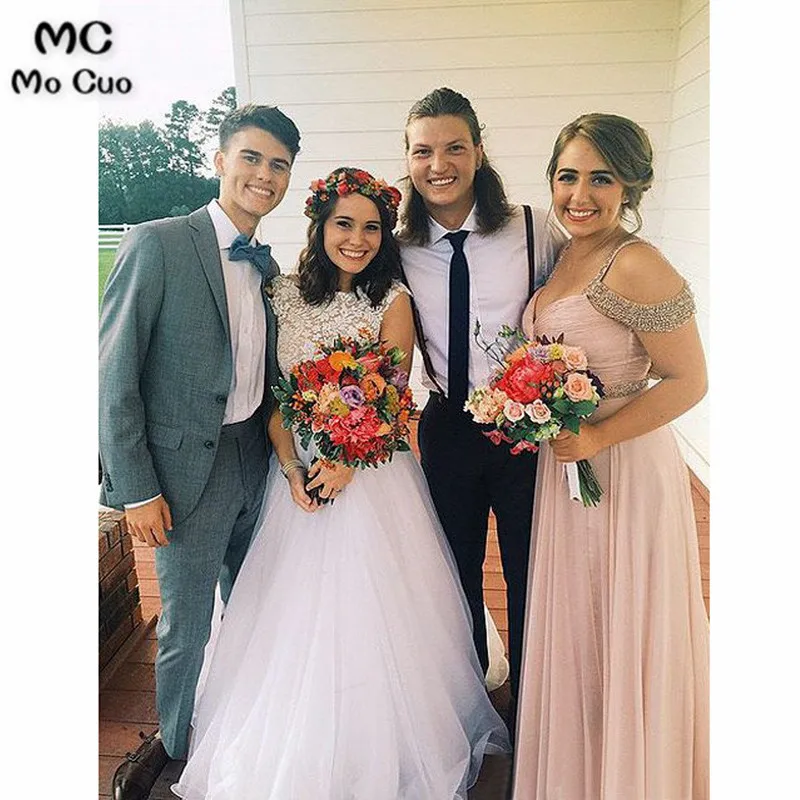 Mocuo 2019 Blush Pink Bridesmaid Dresses Long with Beaded Short Sleeves Tulle Wedding Party Dress Bridesmaid Dress
Mocuo 2019 Blush Pink Bridesmaid Dresses Long with Beaded Short Sleeves Tulle Wedding Party Dress Bridesmaid Dress