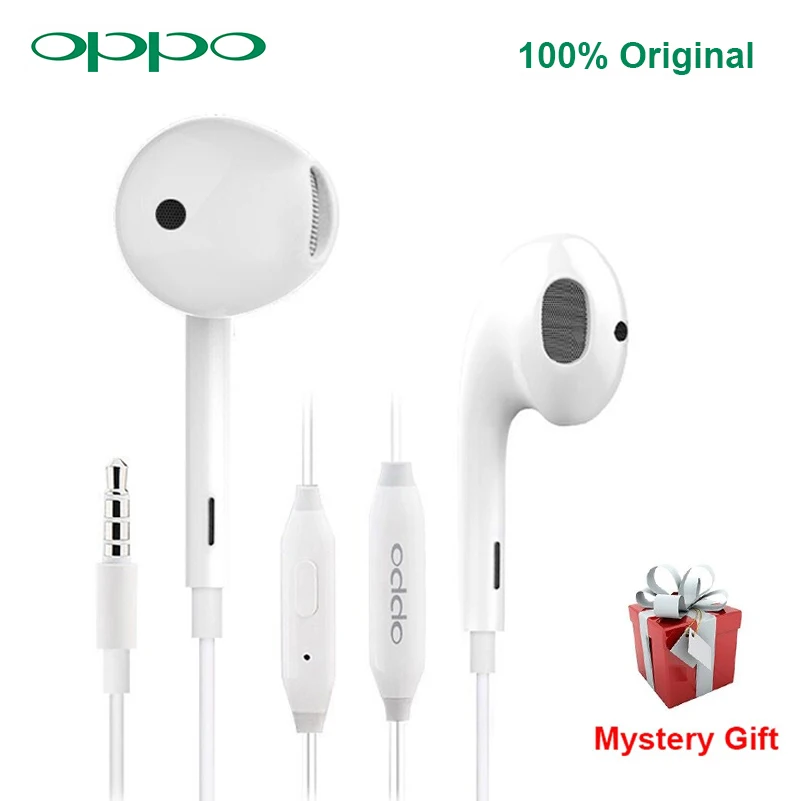 Коробка для хранения наушников OPPO R11 подарок с разъемом 3 5 мм проводные наушники