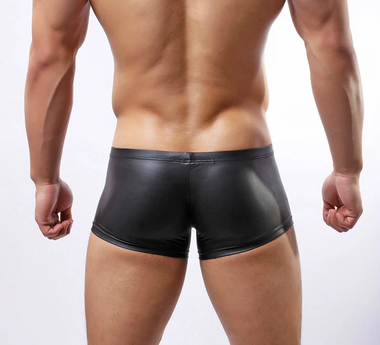 New Design Men Sexy Boxers Gay Underwears Pants Novelty Synthetic Leather Men's Boxers Shorts Male Erotic Panties Shorts Trunks
New Design Men Sexy Boxers Gay Underwears Pants Novelty Synthetic Leather Men's Boxers Shorts Male Erotic Panties Shorts Trunks