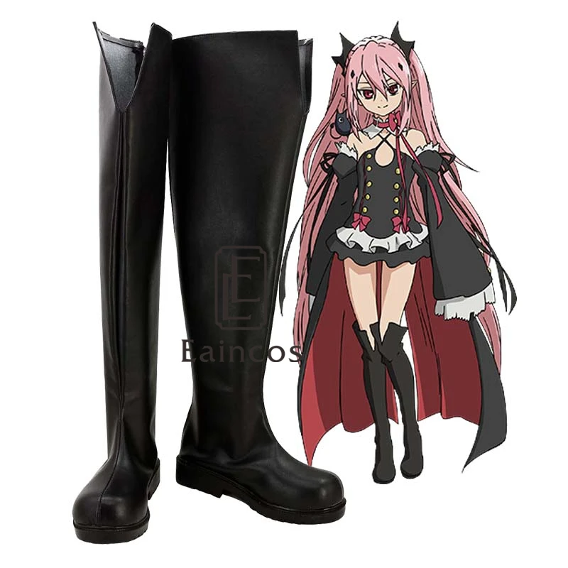 Аниме Seraph of the End Krul Tepes черная обувь для косплея, высокие сапоги на заказ
Аниме Seraph of the End Krul Tepes черная обувь для косплея, высокие сапоги на заказ