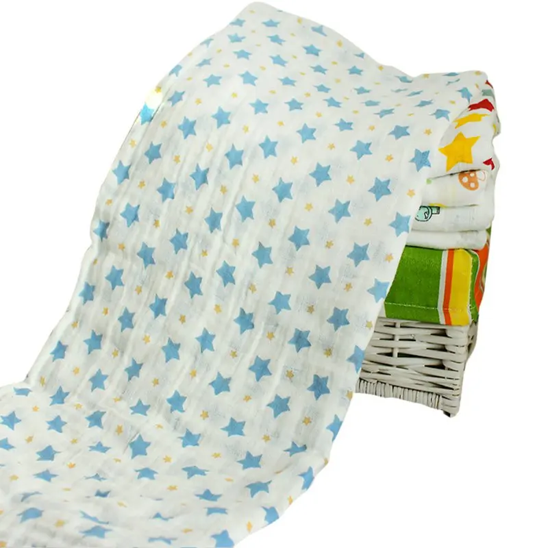 Newborn Baby Swaddling Blanket Infant Cotton Comfortable Muslin Swaddle Towel 120*120cm
Newborn Baby Swaddling Blanket Infant Cotton Comfortable Muslin Swaddle Towel 120*120cm