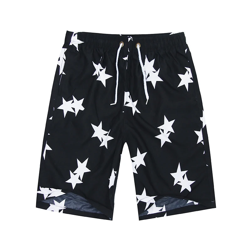 Forerun 2017 мужчин Maillots De Bain Short бермуды двойной звезда печатных пляжные шорты по