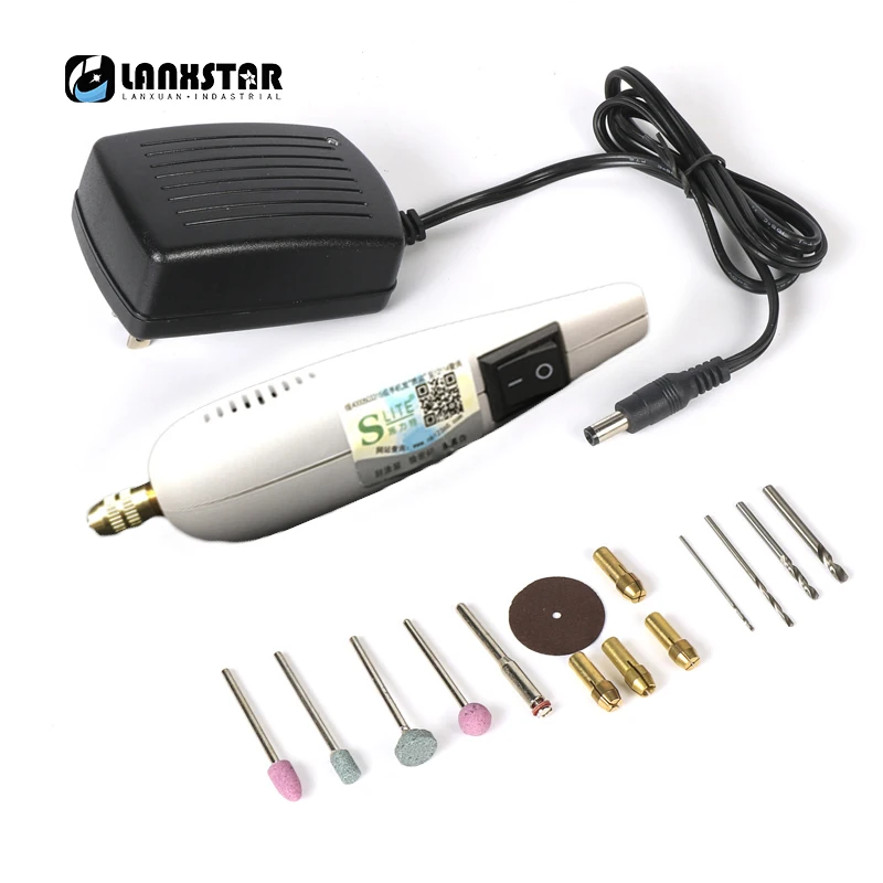 Lanxstar Portable Electric Nail Drill Manual Power Tool Belt Toolbox Grinder Kit Miniature Engraving PCB Press Electric Grinder
Lanxstar Portable Electric Nail Drill Manual Power Tool Belt Toolbox Grinder Kit Miniature Engraving PCB Press Electric Grinder