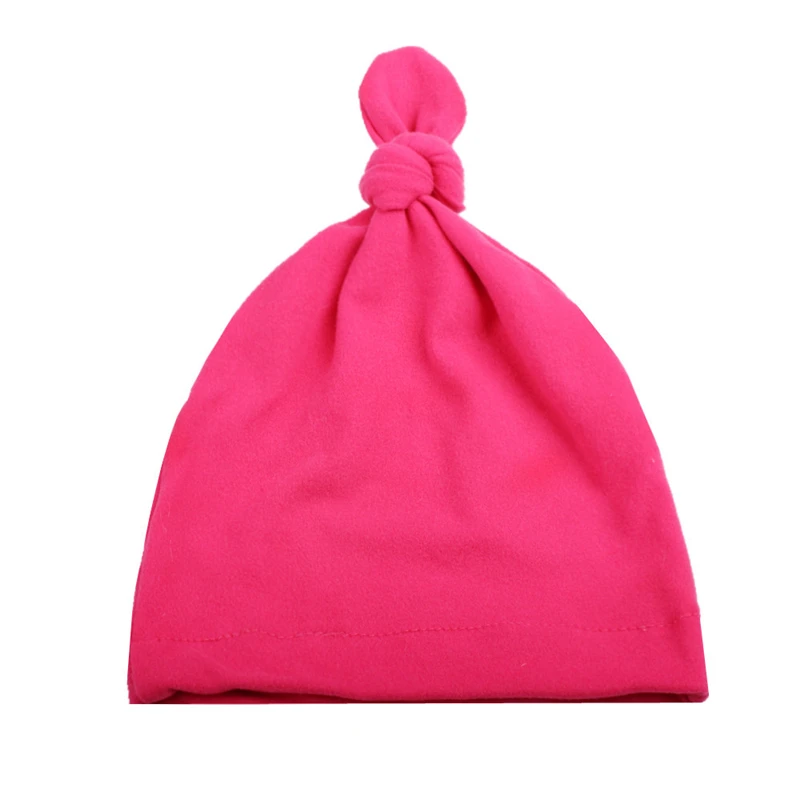 2019 Baby Accessories Hot Knotted Hat Children Fashion With Acute Angle Cap Solid Hats Hospital Soft Caps | Детская одежда и обувь