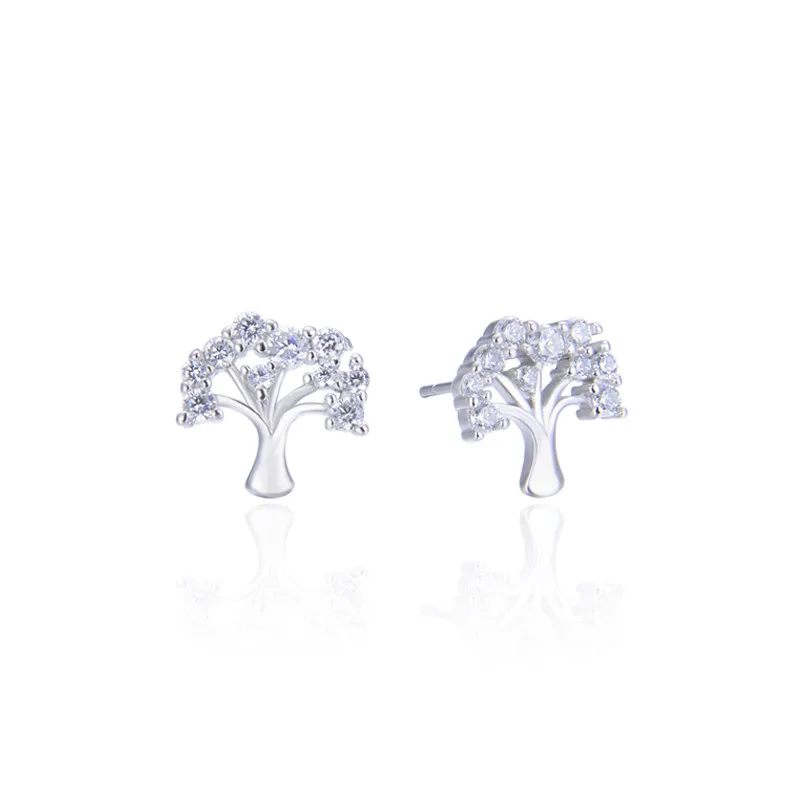 YJBR002419 Fashion New Jewelry Women S925 Pure Silver Accessories Ear Studs Nail Girl with Zircon Small Tree Earrings
YJBR002419 Fashion New Jewelry Women S925 Pure Silver Accessories Ear Studs Nail Girl with Zircon Small Tree Earrings