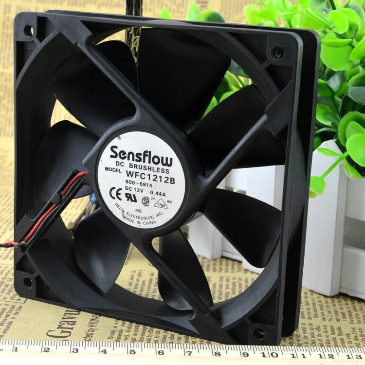 Original Sensflow WFC1212B 12cm dual ball bearing 12025 thermostat Silent Chassis Fan
Original Sensflow WFC1212B 12cm dual ball bearing 12025 thermostat Silent Chassis Fan