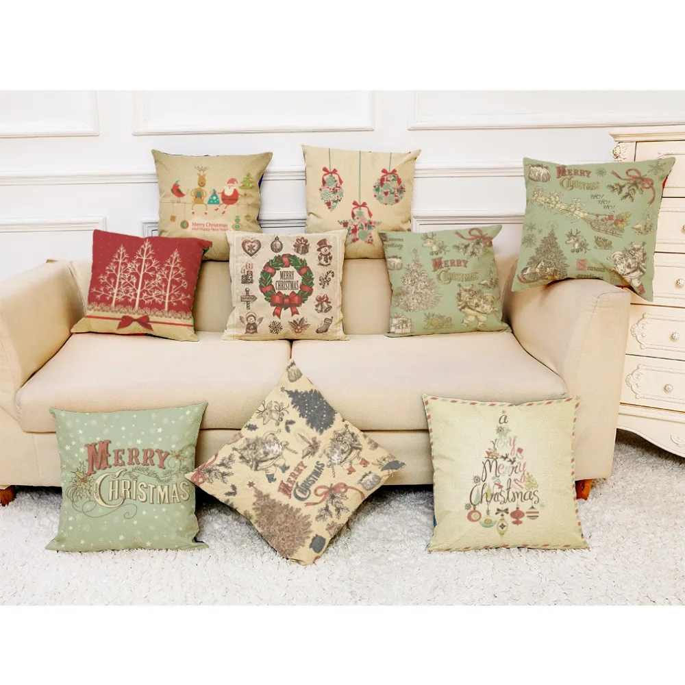 2018 New Christmas Cotton Hemp Pillow Case Pillow Office Living Room Bedroom Soft Comfort Christmas Gift
2018 New Christmas Cotton Hemp Pillow Case Pillow Office Living Room Bedroom Soft Comfort Christmas Gift