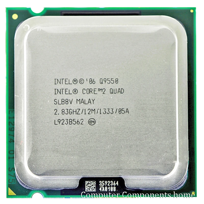 Процессор INTEL Q9550 core 2 quad Socket LGA 775 процессор (2 83 ГГц/12 м/1333 ГГц) настольный