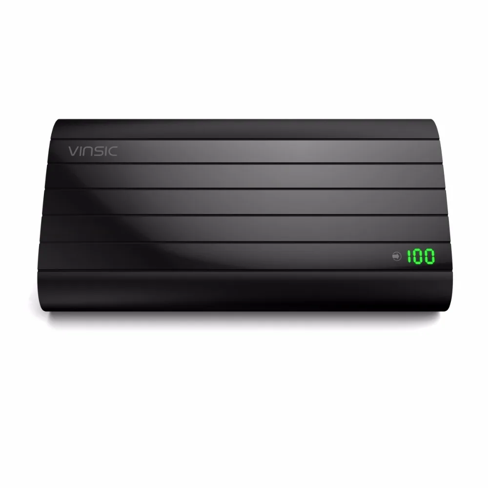 Vinsic Power Bank 20000mAh Portable External Battery Pack Charger for iPhone X Samsung S8 HUAWEI P20 Xiaomi Mi8 Tablets |