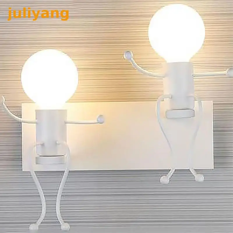 European style creative personality LED bedside lamp modern simple bedroom aisle stairs corridor children iron wall lamp
European style creative personality LED bedside lamp modern simple bedroom aisle stairs corridor children iron wall lamp