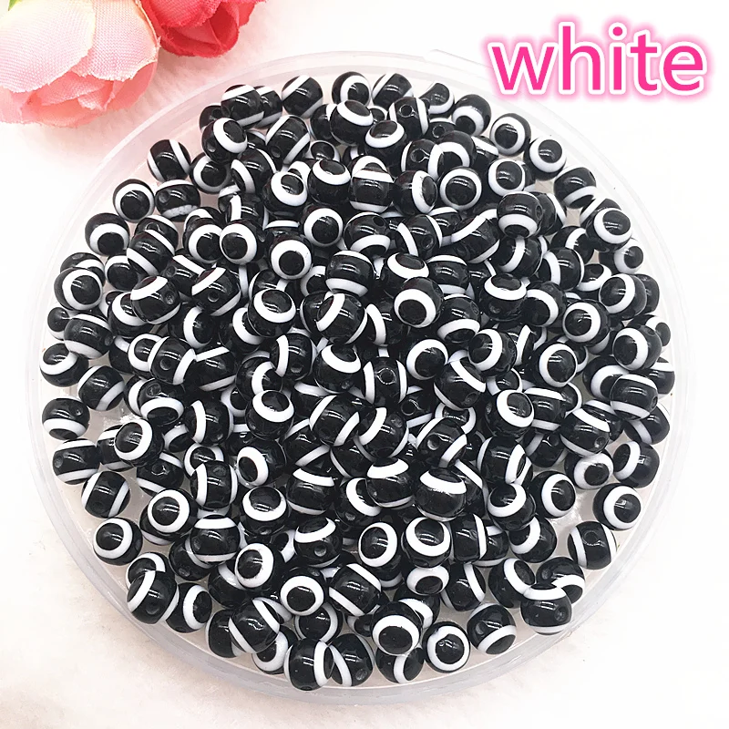 50pcs 6mm 8mm 8x10mm New Jewelry Black Resin Spacer Beads Ball Mixed Evil Eye Pattern Beads for Jewelry Making DIY Bracelet
50pcs 6mm 8mm 8x10mm New Jewelry Black Resin Spacer Beads Ball Mixed Evil Eye Pattern Beads for Jewelry Making DIY Bracelet
