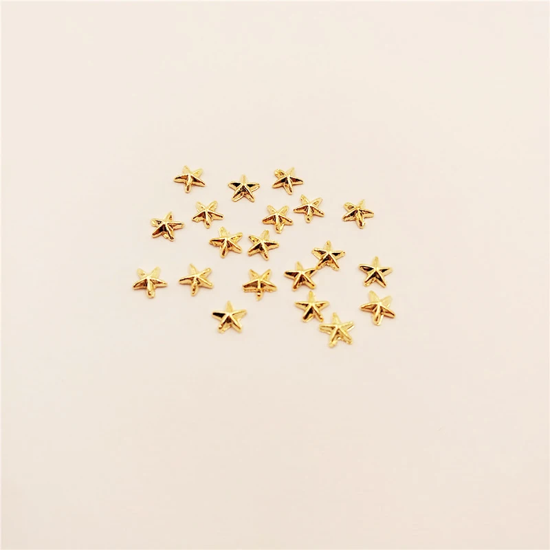 50 PCS/bag 3D Nail Art Decoration Metal Pentagonal Starfish Shining Nails Manicure Decorative Charm Alloy Nail Stickers
50 PCS/bag 3D Nail Art Decoration Metal Pentagonal Starfish Shining Nails Manicure Decorative Charm Alloy Nail Stickers