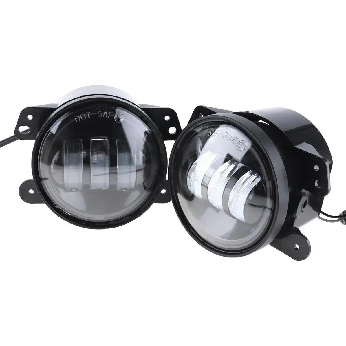 2 Pcs 10-30V DC 4 Inch 30W 3000LM Cool White 6500K Round LED Fog Lights Modified Fog Lamp Fit for Jeep / Dodge / Chrysler
2 Pcs 10-30V DC 4 Inch 30W 3000LM Cool White 6500K Round LED Fog Lights Modified Fog Lamp Fit for Jeep / Dodge / Chrysler
