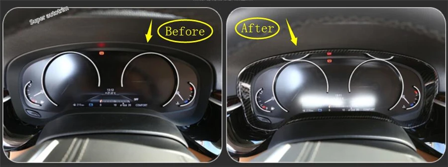 Lapetus Dashboard Instrument Screen Ring Cover Interior Trim For BMW 5 Series G30 530I 2017 2018 2019 2020 ABS Carbon Fiber Look
Lapetus Dashboard Instrument Screen Ring Cover Interior Trim For BMW 5 Series G30 530I 2017 2018 2019 2020 ABS Carbon Fiber Look