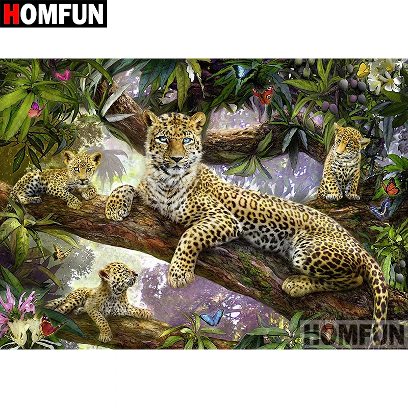 HOMFUN 5D DIY Diamond Painting Full Square/Round Drill "Forest leopard" Embroidery Cross Stitch gift Home Decor Gift A08301
HOMFUN 5D DIY Diamond Painting Full Square/Round Drill "Forest leopard" Embroidery Cross Stitch gift Home Decor Gift A08301