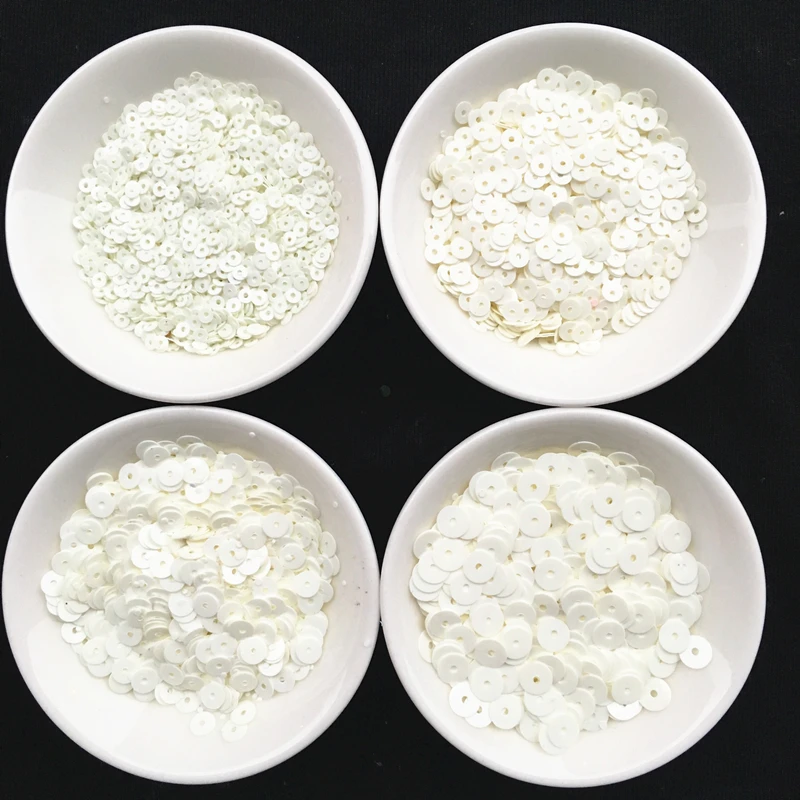 Solid Milk Color 3mm 4mm 5mm 6mm Flat round loose sequins Paillettes sewing Wedding Confett craft,Women Clothing Accessories
Solid Milk Color 3mm 4mm 5mm 6mm Flat round loose sequins Paillettes sewing Wedding Confett craft,Women Clothing Accessories