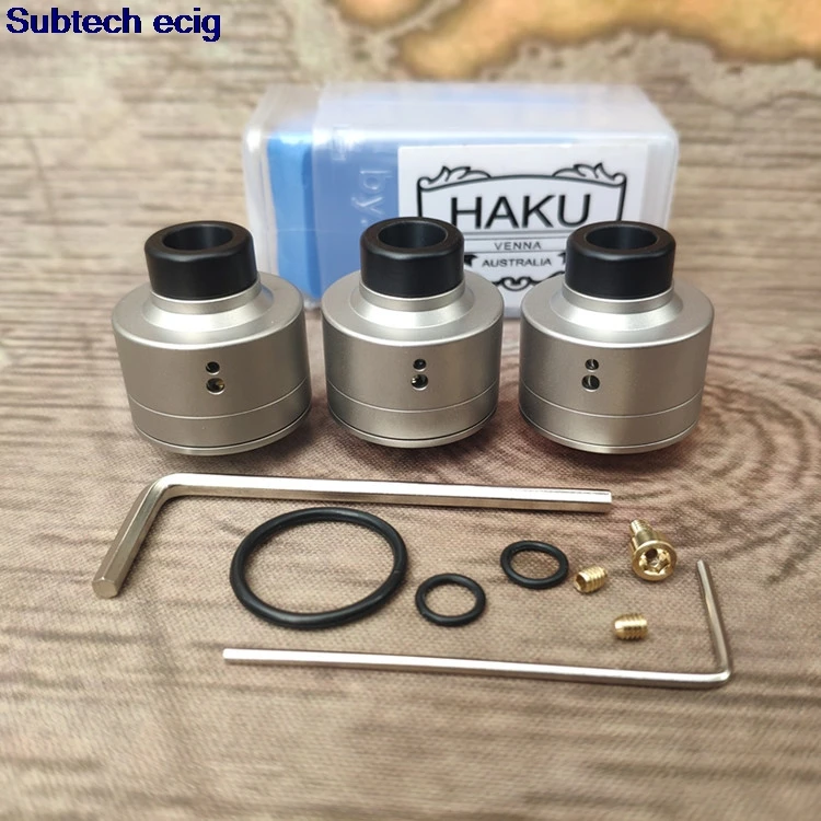 HAKU VENNA V2 rda atomizer bottom fill tank 316 stainless steel 22mm diameter Tank For 510 thread Box Mod E Cigarette Vaporizer
HAKU VENNA V2 rda atomizer bottom fill tank 316 stainless steel 22mm diameter Tank For 510 thread Box Mod E Cigarette Vaporizer