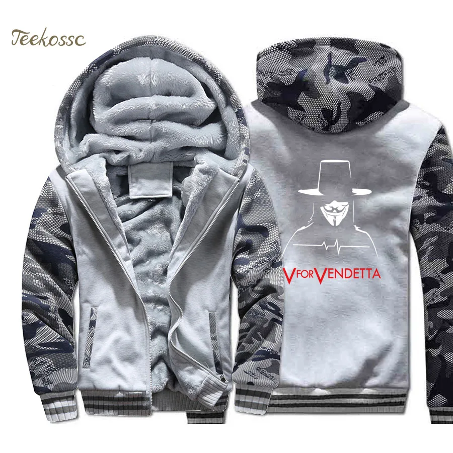 V for Vendetta Hoodie Men Hip Hop Hooded Sweatshirt Coat 2020 Brand Winter Thick Fleece Warm Zipper Cool Camouflage Jacket Mens
V for Vendetta Hoodie Men Hip Hop Hooded Sweatshirt Coat 2020 Brand Winter Thick Fleece Warm Zipper Cool Camouflage Jacket Mens