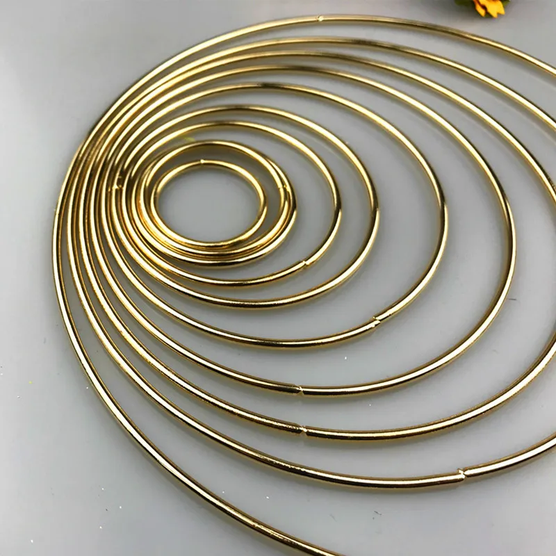 10pcs 35-190mm Gold Color Dream Catcher Reve Circle Rings Findings Hanging Round Circle Metal Pour Attrape Reve Net Jewelry DIY
10pcs 35-190mm Gold Color Dream Catcher Reve Circle Rings Findings Hanging Round Circle Metal Pour Attrape Reve Net Jewelry DIY