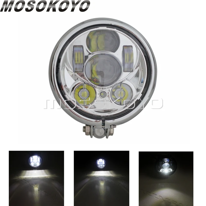 5.75" Motorcycle LED Headlight Universal Motorbike Head Light Round Front Headlamp Custom For Harley Sportster Cafe Racer Bobber
5.75" Motorcycle LED Headlight Universal Motorbike Head Light Round Front Headlamp Custom For Harley Sportster Cafe Racer Bobber