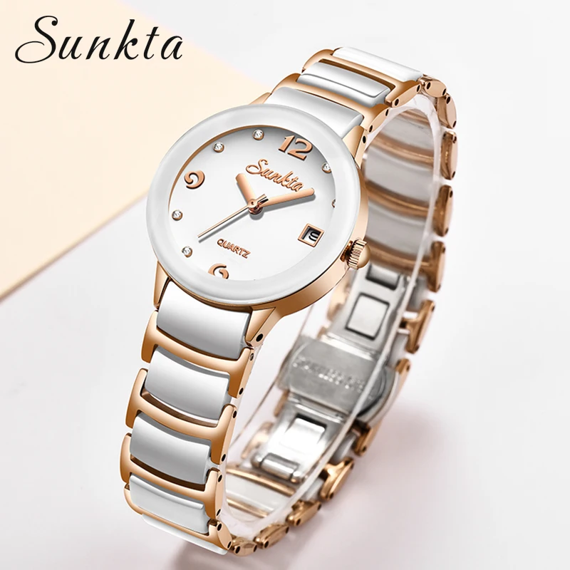 SUNKTA Luxury Women Watches Crystal Gold Dial Fashion Design Bracelet Watches Ladies Women WristWatch Relogio Feminino Shengke
SUNKTA Luxury Women Watches Crystal Gold Dial Fashion Design Bracelet Watches Ladies Women WristWatch Relogio Feminino Shengke