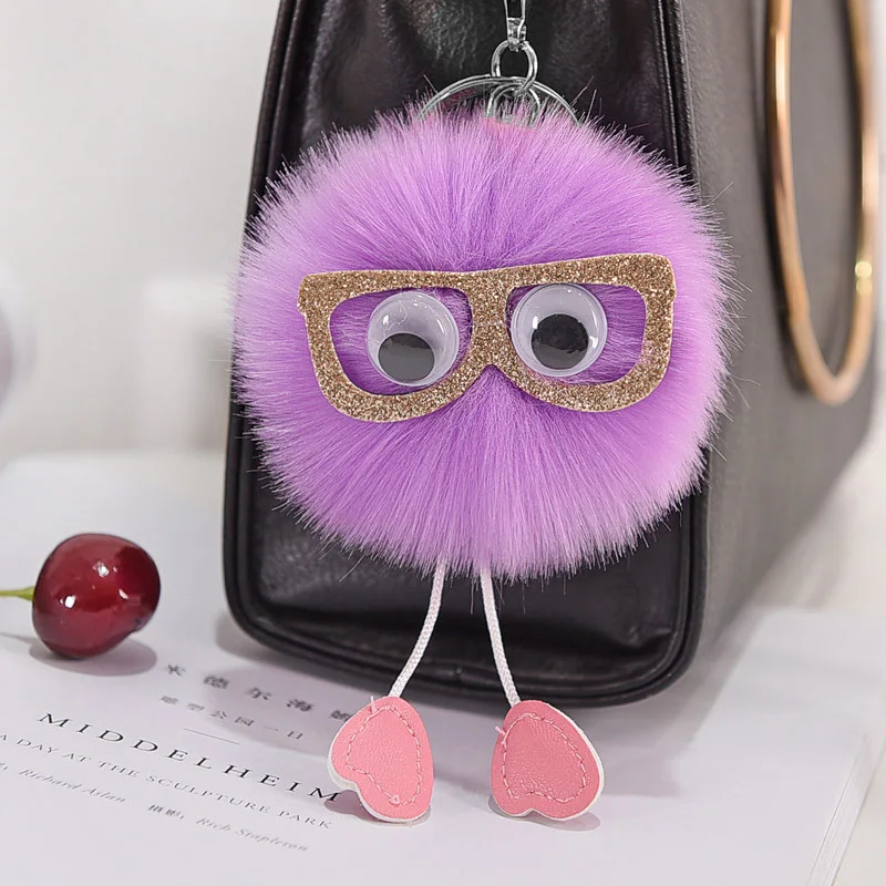 Cute Fur Pom Pom Keychain Big Eyes Owl Key Chain Ring Pompom Fur Keychain Women Bag Charm Pendant Accessory Chaveiro Girls Gift
Cute Fur Pom Pom Keychain Big Eyes Owl Key Chain Ring Pompom Fur Keychain Women Bag Charm Pendant Accessory Chaveiro Girls Gift