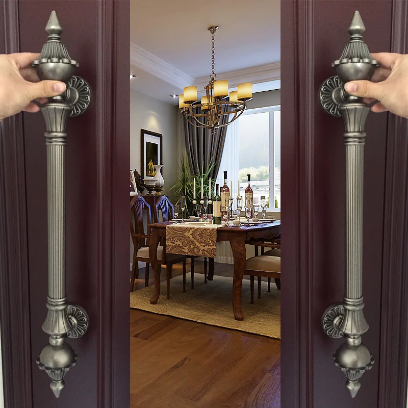 1Pcs Upscale European Handles Villa Archaize Handle for Wooden Door Glass KTV/ Hotel Wood Door Pull Door Hardware Accessories
1Pcs Upscale European Handles Villa Archaize Handle for Wooden Door Glass KTV/ Hotel Wood Door Pull Door Hardware Accessories
