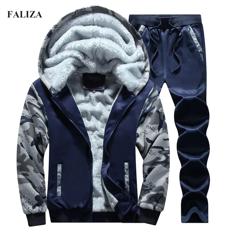New Casual Tracksuit Men Winter Jacket Men Cotton Inner Fleece Thick Hooded + Pant Suit Hoodies Sweatshirt Sportswear S107
New Casual Tracksuit Men Winter Jacket Men Cotton Inner Fleece Thick Hooded + Pant Suit Hoodies Sweatshirt Sportswear S107