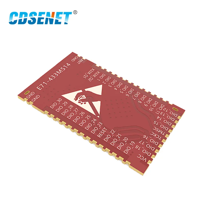 CC1310 433MHz Wireless rf Module CDSENET E70-433T14S SOC SMD IOT rf Transmitter Receiver 433 MHz Transceiver
CC1310 433MHz Wireless rf Module CDSENET E70-433T14S SOC SMD IOT rf Transmitter Receiver 433 MHz Transceiver