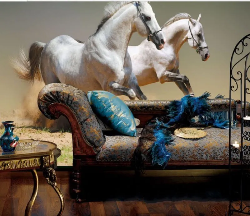 Custom photo wallpaper 3D White horse mural living room sofa TV background wall bedroom lobby study restaurant wallpaper mural
Custom photo wallpaper 3D White horse mural living room sofa TV background wall bedroom lobby study restaurant wallpaper mural