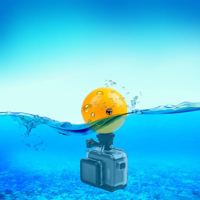 Action Camera Waterproof Floating Ball with Adatper for Gopro Hero 7 6 5 4 3 Sjcam SJ5000 SJ8 pro Eken H9 C30 Clownfish Xiaomi
Action Camera Waterproof Floating Ball with Adatper for Gopro Hero 7 6 5 4 3 Sjcam SJ5000 SJ8 pro Eken H9 C30 Clownfish Xiaomi