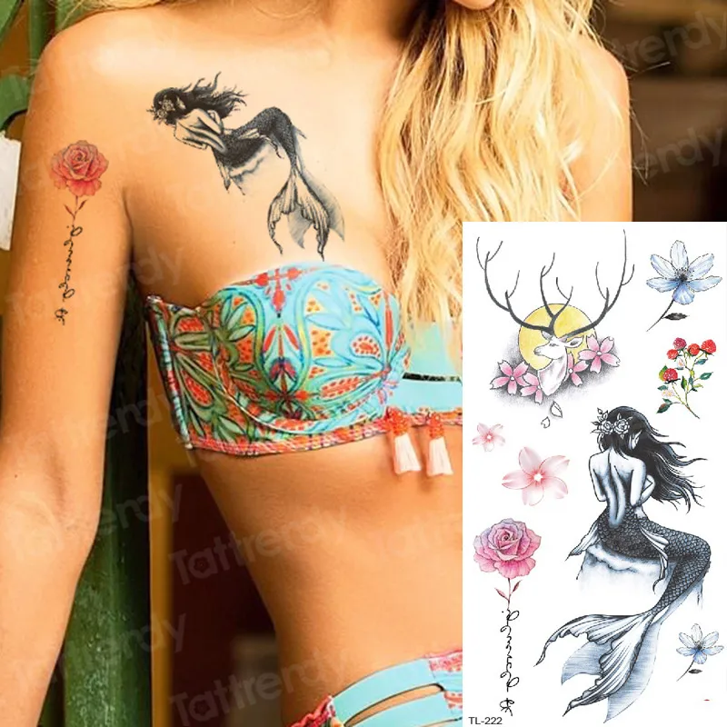 tattoo fish Mermaid temporary tattoos custom sexy tattoo for women sea tattoo sticker children tatoo forest moon and deer decal
tattoo fish Mermaid temporary tattoos custom sexy tattoo for women sea tattoo sticker children tatoo forest moon and deer decal