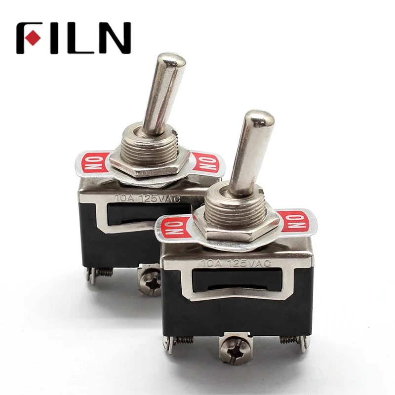 FILN 12mm 250V/10A Heavy duty spdt on on rocker switch black 3 screw terminal toggle switch
FILN 12mm 250V/10A Heavy duty spdt on on rocker switch black 3 screw terminal toggle switch
