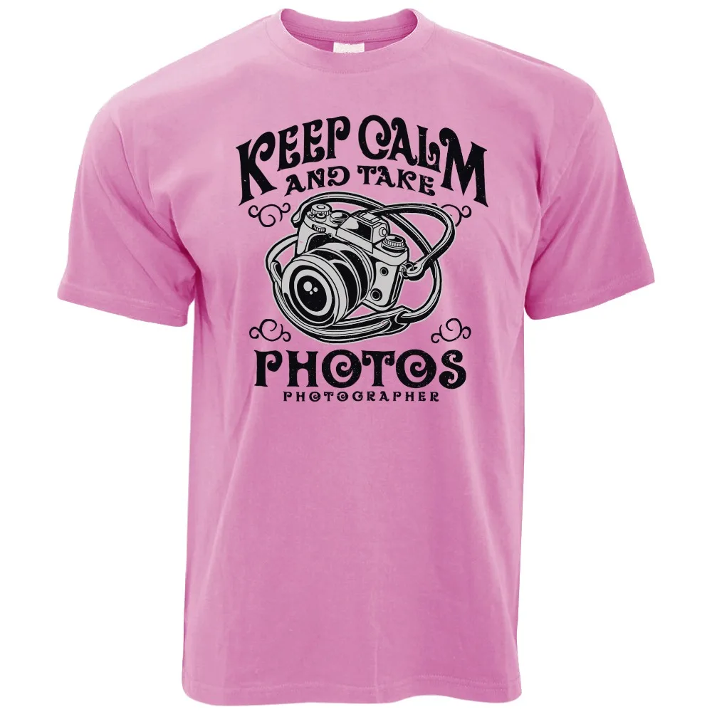 Photography Mens T-Shirt Keep Calm and Take Photo'S Photographer Camera 2019 New Arrival Casual Men Clothing Nerd T Shirts
Photography Mens T-Shirt Keep Calm and Take Photo'S Photographer Camera 2019 New Arrival Casual Men Clothing Nerd T Shirts