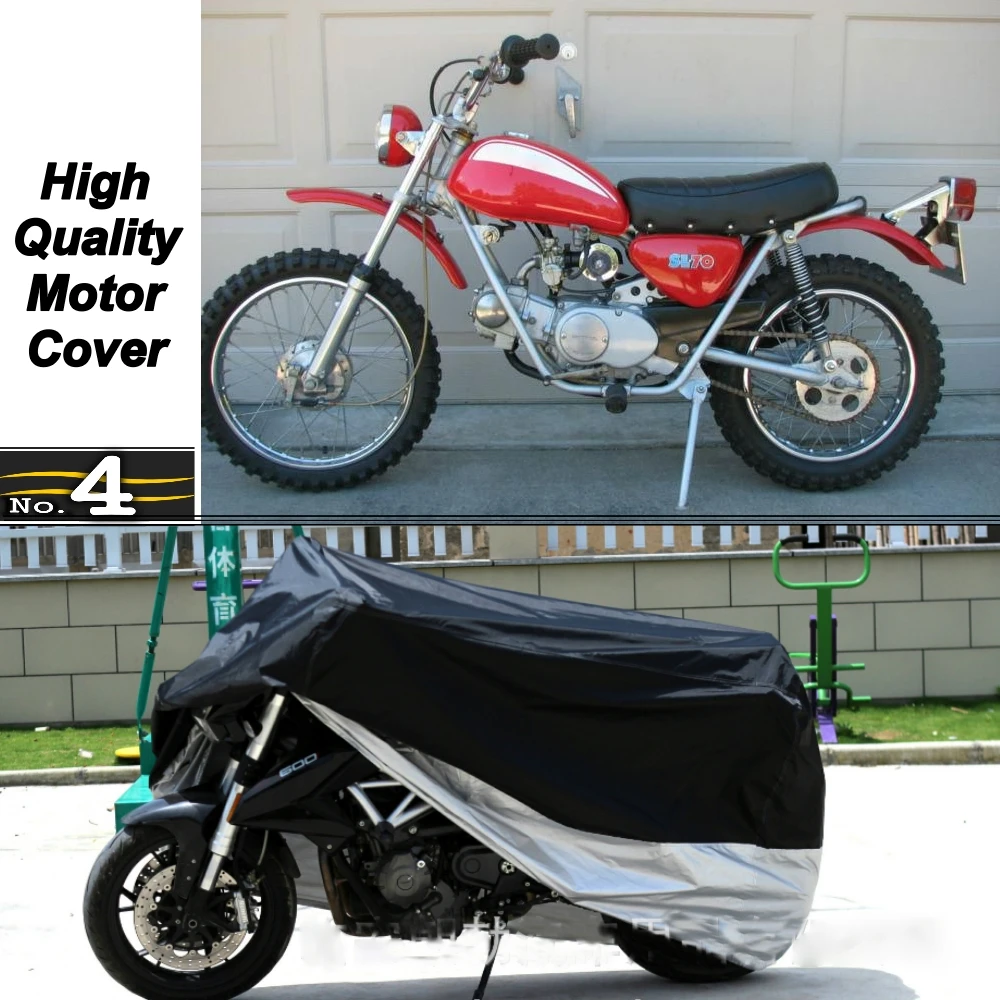 MotorCycle Cover For Honda SL70 WaterProof UV / Sun / Dust / Rain Protector Cover Made of Polyester Taffeta
MotorCycle Cover For Honda SL70 WaterProof UV / Sun / Dust / Rain Protector Cover Made of Polyester Taffeta