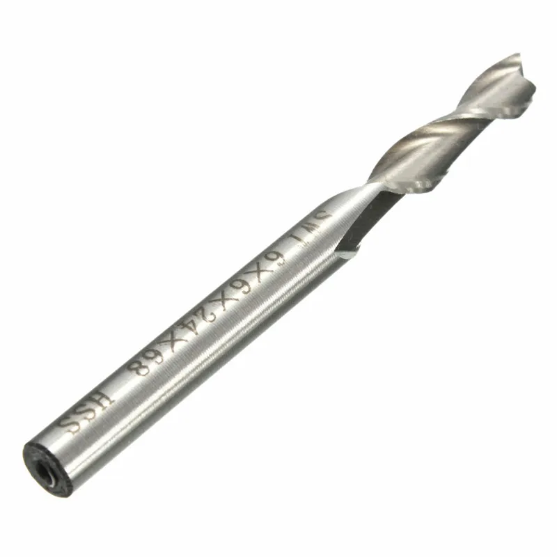 1 PC 6mm 2 Flute HSS & Aluminium End Mill Cutter CNC Bit Extended Incisive Strong And Durable
1 PC 6mm 2 Flute HSS & Aluminium End Mill Cutter CNC Bit Extended Incisive Strong And Durable