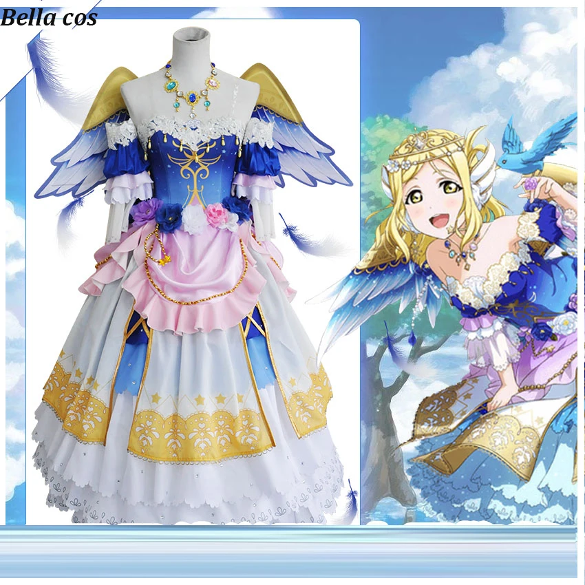 Индивидуальный размер Lovelive!Sunshine Мари охара светящееся платье с ангелом одежда из