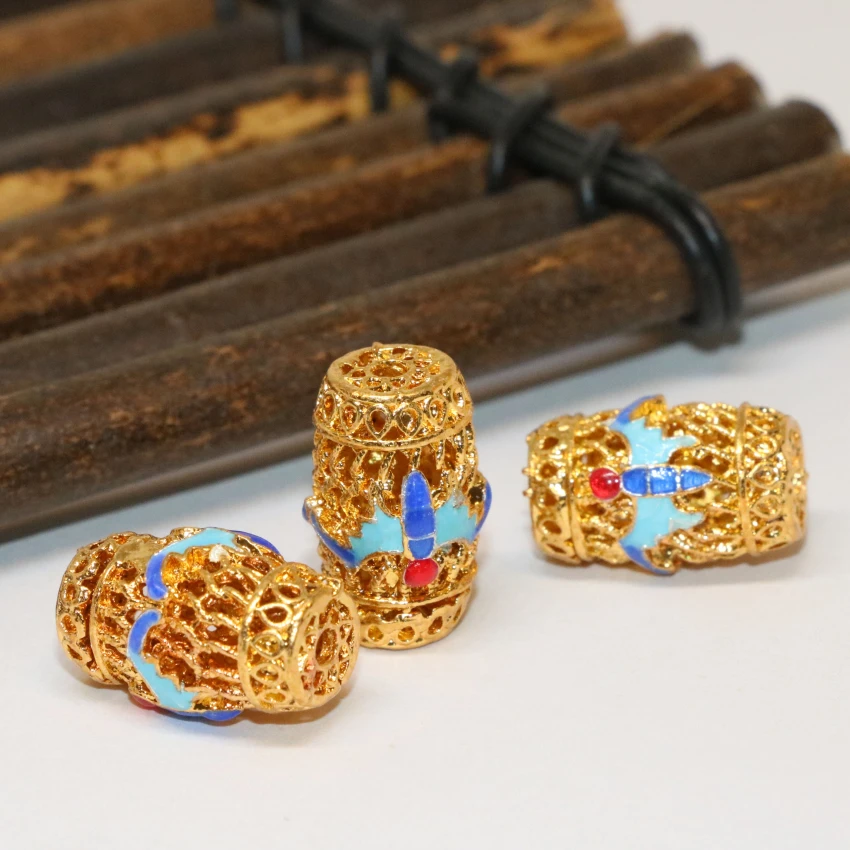 New fashion 5pcs 10*16mm barrel shape gold-color cloisonne carved flower accessories spacer beads charms jewelry findings B2401
New fashion 5pcs 10*16mm barrel shape gold-color cloisonne carved flower accessories spacer beads charms jewelry findings B2401