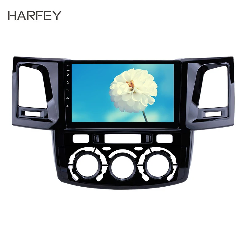 Harfey 9 дюймов Android 8 1 радио для 2008 2014 Toyota Fortuner/Hilux Руководство A/C левосторонний