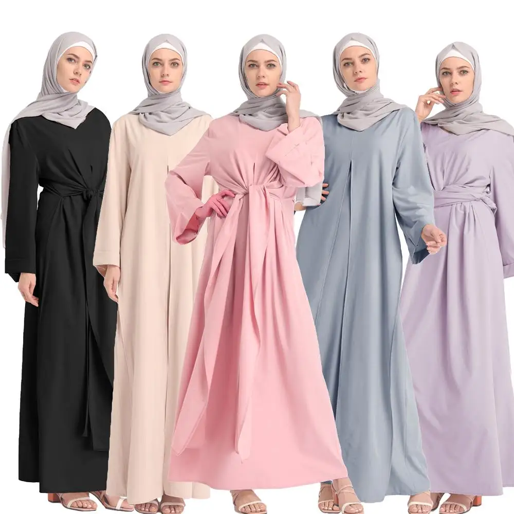Fashion Muslim Abaya Full Dresses Kimono Long Robe Gowns Loose Middle East Ramadan Islamic Bandage Turkey Vintage Kaftan
Fashion Muslim Abaya Full Dresses Kimono Long Robe Gowns Loose Middle East Ramadan Islamic Bandage Turkey Vintage Kaftan