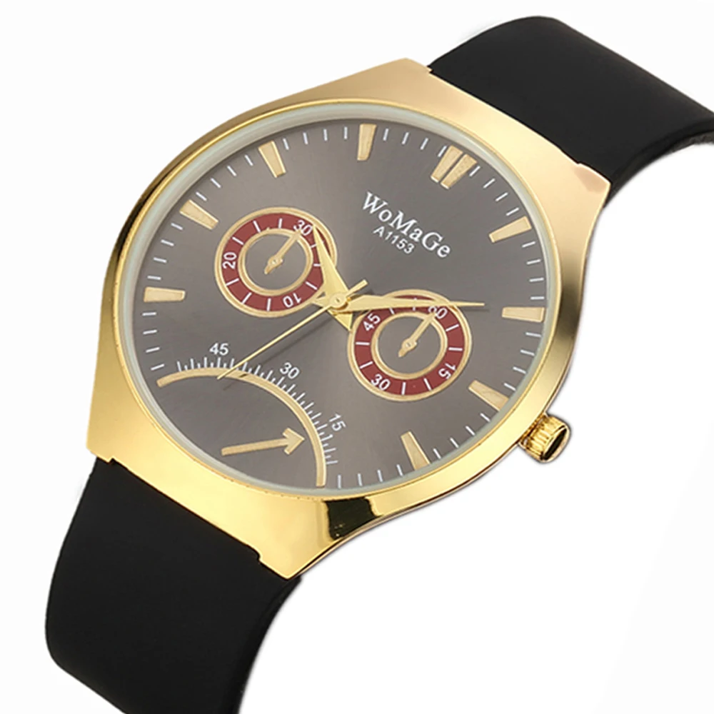 Men Two Eyes Dress Minimalist Clock 2020 New Design Women's Gold Dial Quartz Wristwatch Hot relojes para mujer
Men Two Eyes Dress Minimalist Clock 2020 New Design Women's Gold Dial Quartz Wristwatch Hot relojes para mujer
