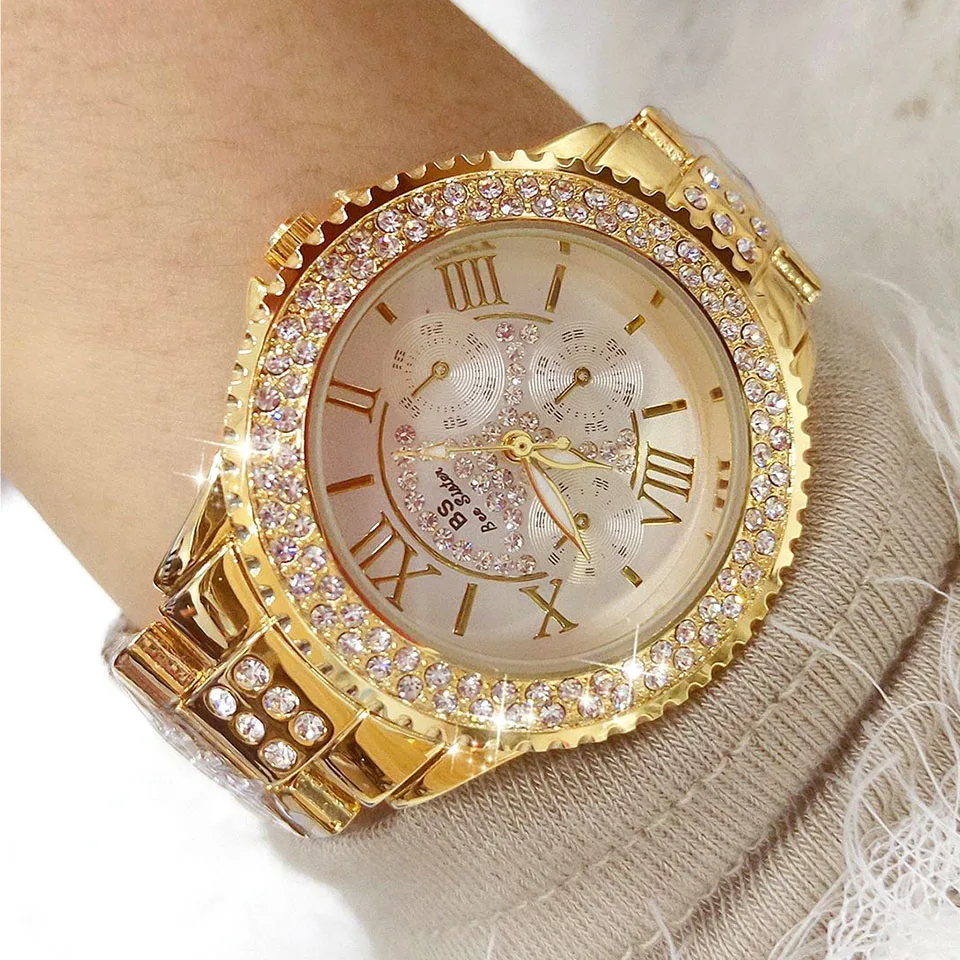 2019 Women Watch Gold Diamond Luxury Stainless Steel Watches Fashion Quartz Lady Wristwatch Waterproof Montre Femme Whatch wach
2019 Women Watch Gold Diamond Luxury Stainless Steel Watches Fashion Quartz Lady Wristwatch Waterproof Montre Femme Whatch wach