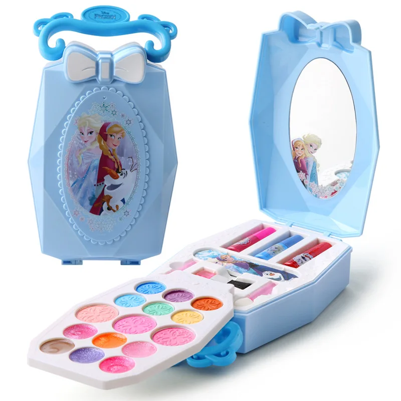 Disney frozen kids makeup toys for girl toy fairy tale world beauty box girls children's birthday gift | Игрушки и хобби