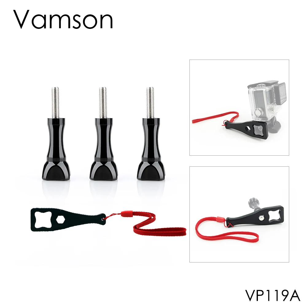 Гаечный ключ Vamson для Yi 4K + длинный винт 3 шт., затягивающая ручка с большим пальцем для GoPro Hero 8 7 6 5 4 3 + для камеры SJCAM VP119A
Гаечный ключ Vamson для Yi 4K + длинный винт 3 шт., затягивающая ручка с большим пальцем для GoPro Hero 8 7 6 5 4 3 + для камеры SJCAM VP119A