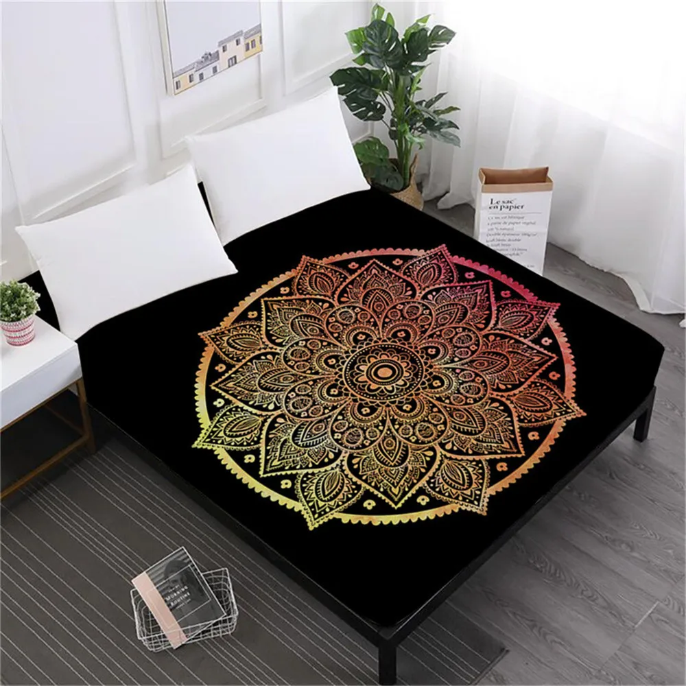 Colorful Tie Dyeing Sheet Cartoon Sun Moon Fitted Sheet Boho Hamsa Hand Elephant Mandala Sheets Deep Pocket Bedding D40
Colorful Tie Dyeing Sheet Cartoon Sun Moon Fitted Sheet Boho Hamsa Hand Elephant Mandala Sheets Deep Pocket Bedding D40