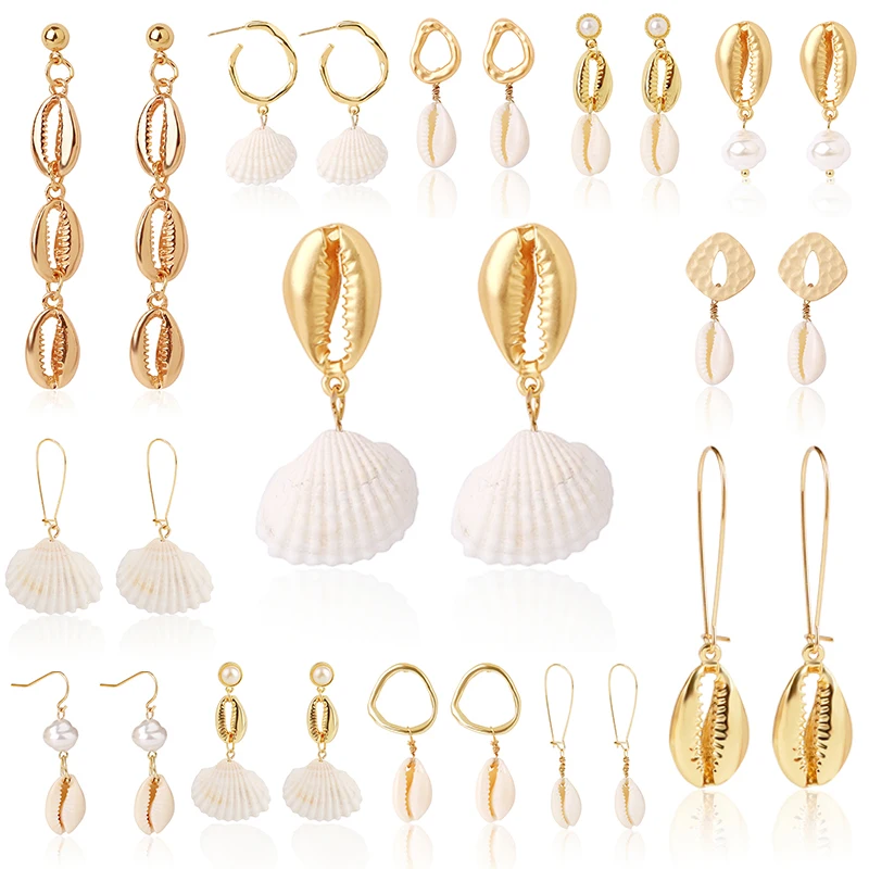 XIYANIKE 19 Style Simple Jewelry Natural Shell Freshwater Pearl Long Dangle Earrings Women Exquisite Handmade Ear Accessories
XIYANIKE 19 Style Simple Jewelry Natural Shell Freshwater Pearl Long Dangle Earrings Women Exquisite Handmade Ear Accessories