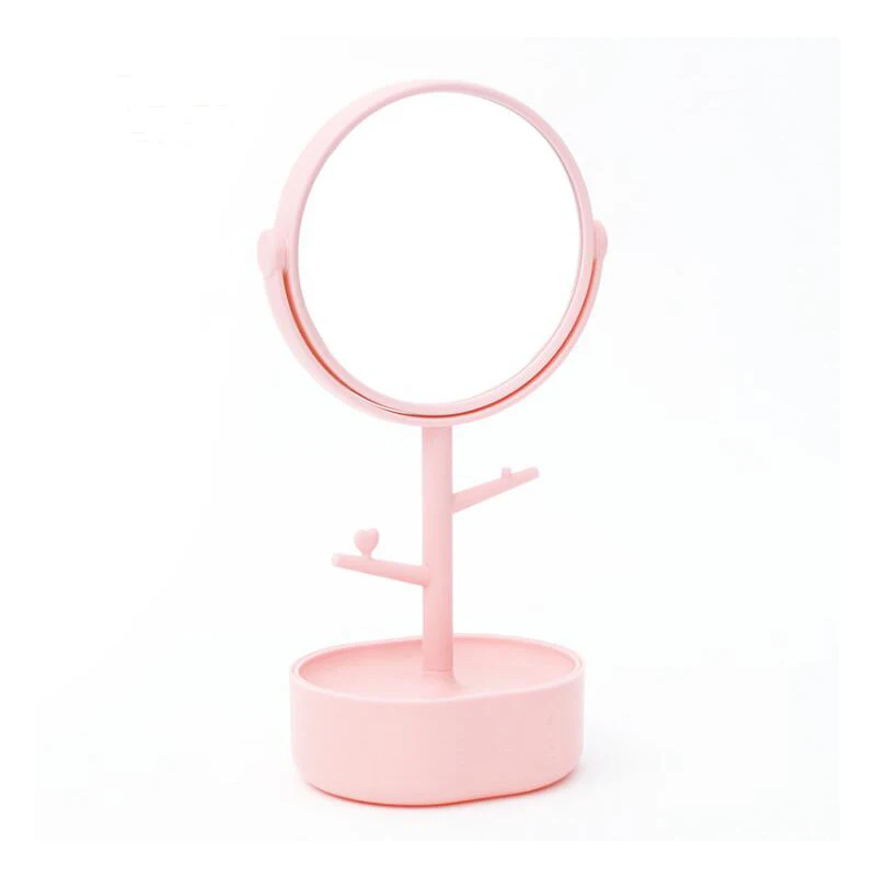 Multi-function compartment jewelry box makeup mirror 360 degree magnifying glass face diamond painting storage Home Decor | Дом и сад