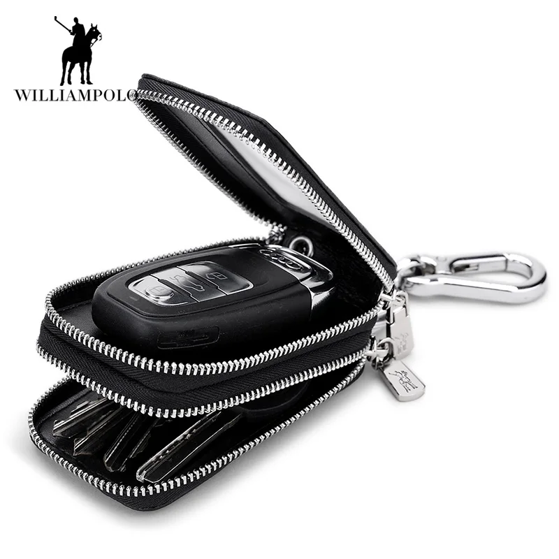 Genuine Leather Men & Women Car Key Wallets Chain Covers Zipper Key Case Bag Fashion Vintage Housekeeper Holders 2 Key Rings
Genuine Leather Men & Women Car Key Wallets Chain Covers Zipper Key Case Bag Fashion Vintage Housekeeper Holders 2 Key Rings