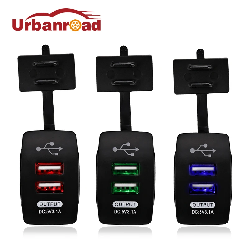 12v Dual USB Motorcycle Charger Auto Truck ATV Boat Car Cigarette Lighter Socket splitter Outlet Power Adapter 3 Colors
12v Dual USB Motorcycle Charger Auto Truck ATV Boat Car Cigarette Lighter Socket splitter Outlet Power Adapter 3 Colors