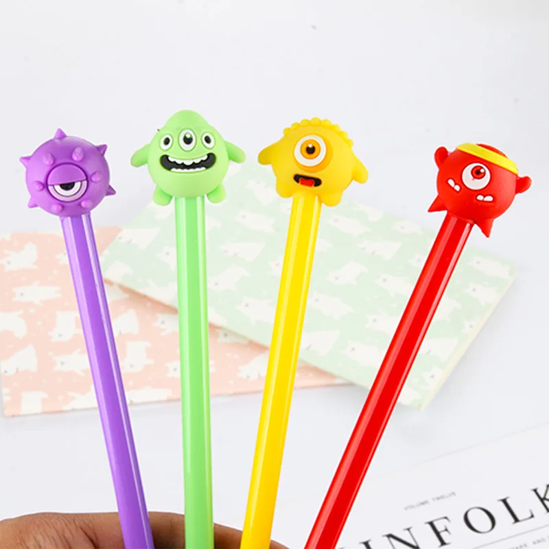 36 pcs/lot Cartoon Monster Gel Pens for writing Cute 0.5 mm Black Ink neutral Pen School Supplies Stationery kids gift
36 pcs/lot Cartoon Monster Gel Pens for writing Cute 0.5 mm Black Ink neutral Pen School Supplies Stationery kids gift